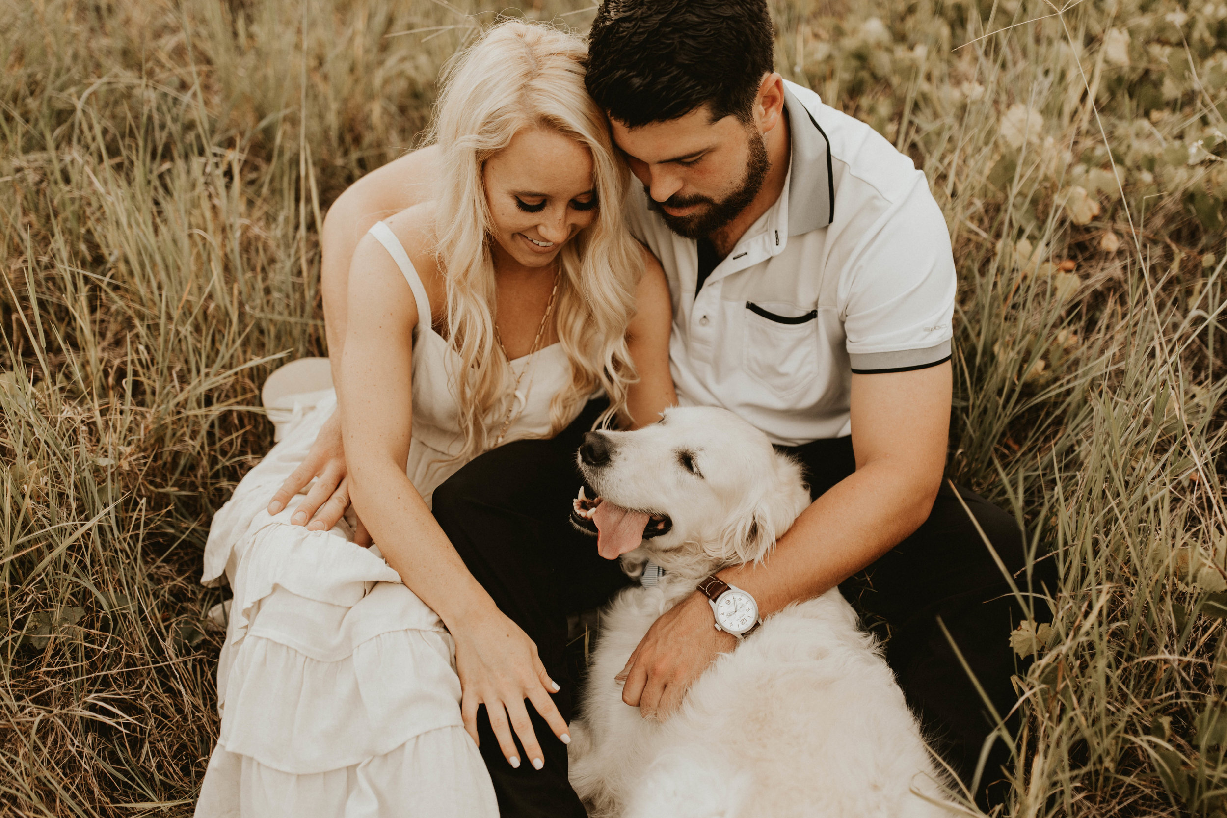 Ally + Brandon W/ Puppy Sam // Orlando Engagement